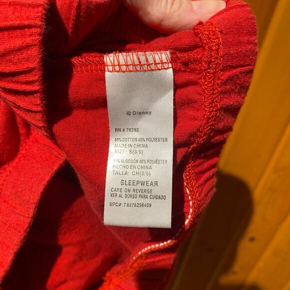 Mickey Mouse Size Small Capri pajama bottoms Junior Fit Disney Soft Cozy Lounge - Picture 3 of 3